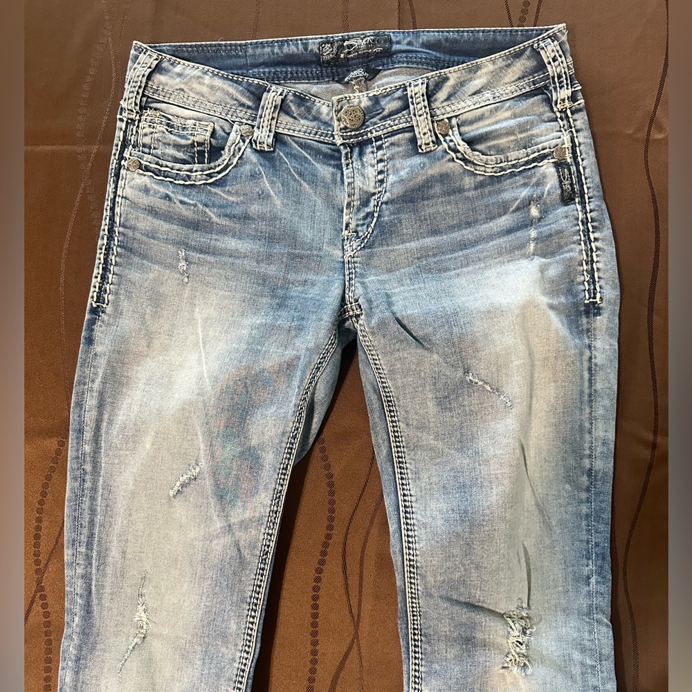 Silver Jeans Women's Boot Cut in Light Blue